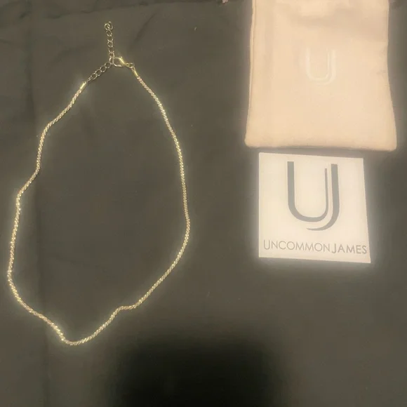NWT Plain Silver Necklace - Picture 4 of 4